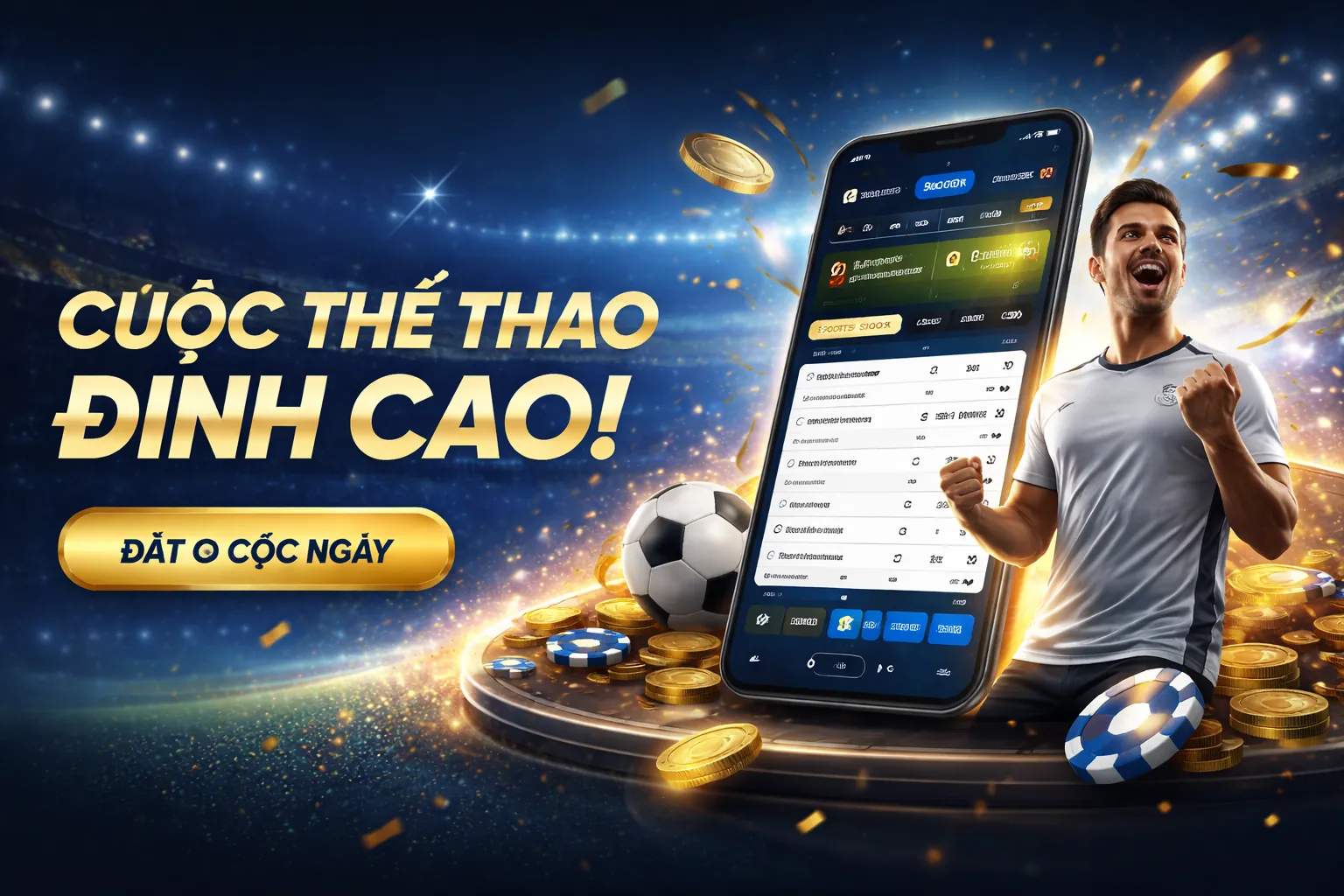 Sân vận động sôi động với giao diện cá cược gamebet asia